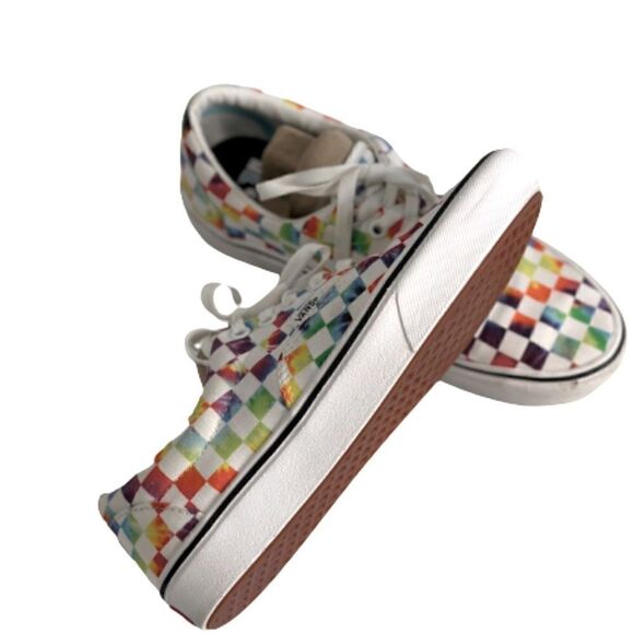 VANS Comfycush Era Tie Dye Checker
Women's Checkerboard Multi Color. Size 6.5 - Picture 3 of 5